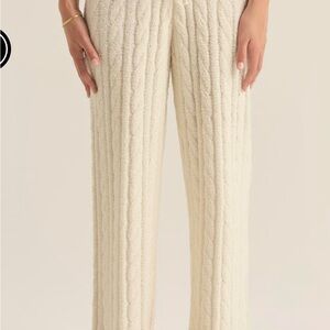 Paige Cozy off-white Cable Knit Pants NWT Z Supply